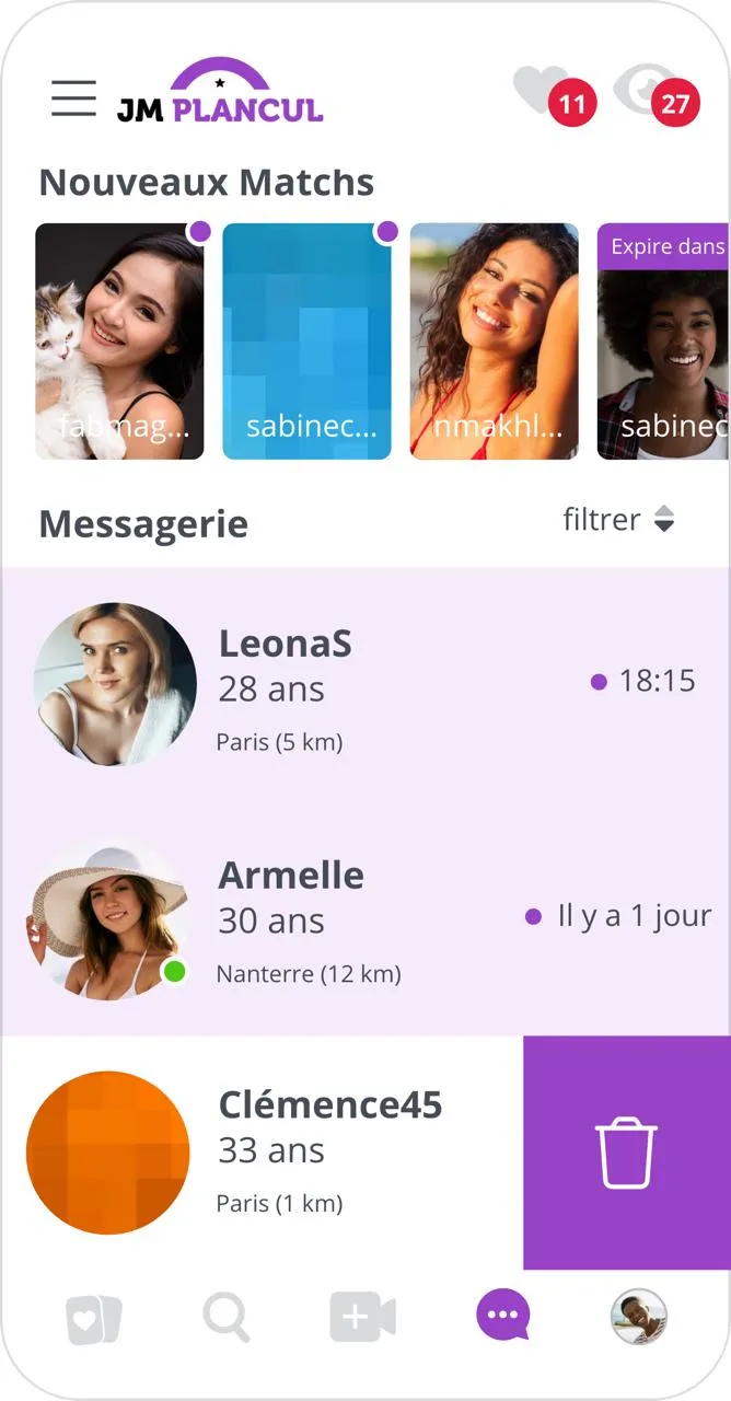 Capture d'écran du site de plan cul JM Plan Cul